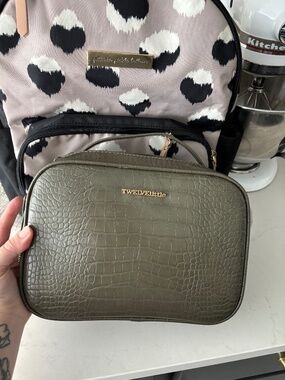 Twelve Little Croc crossbody diaper bag